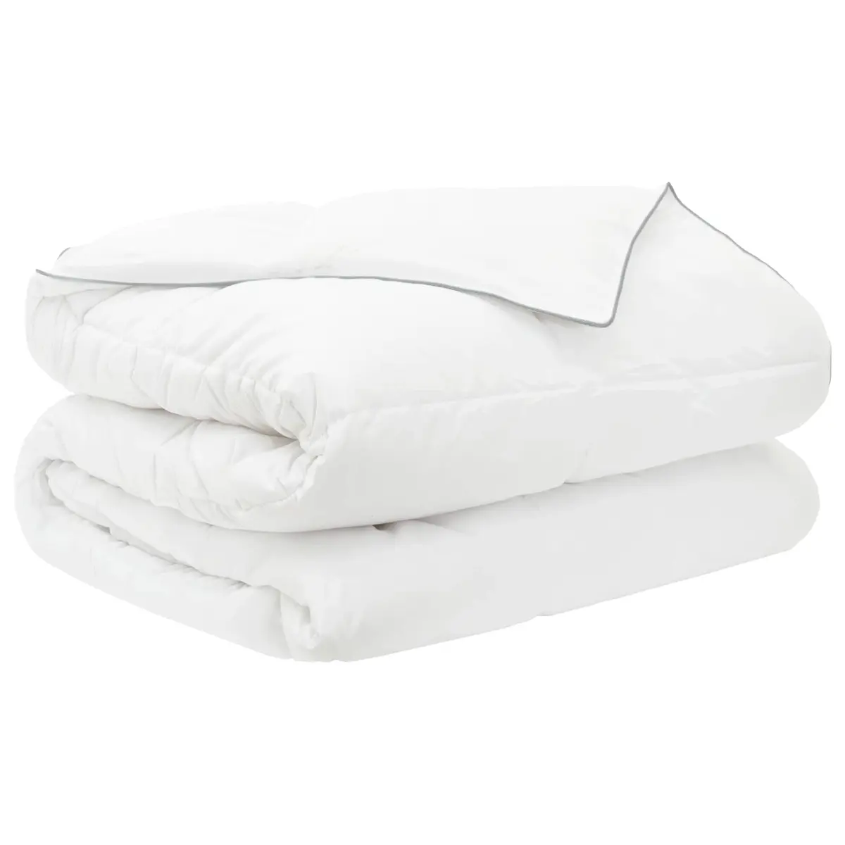 vidaXL Sommerdyne 240 x 220 cm Sommer 150 gsm Bambusfiber Hvit