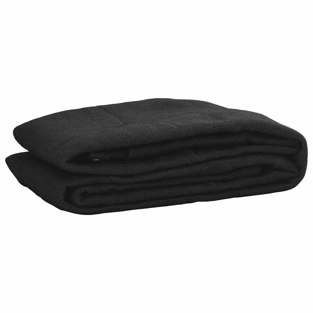 vidaXL Tilhengernett HDPE 2,5x3,5 m svart