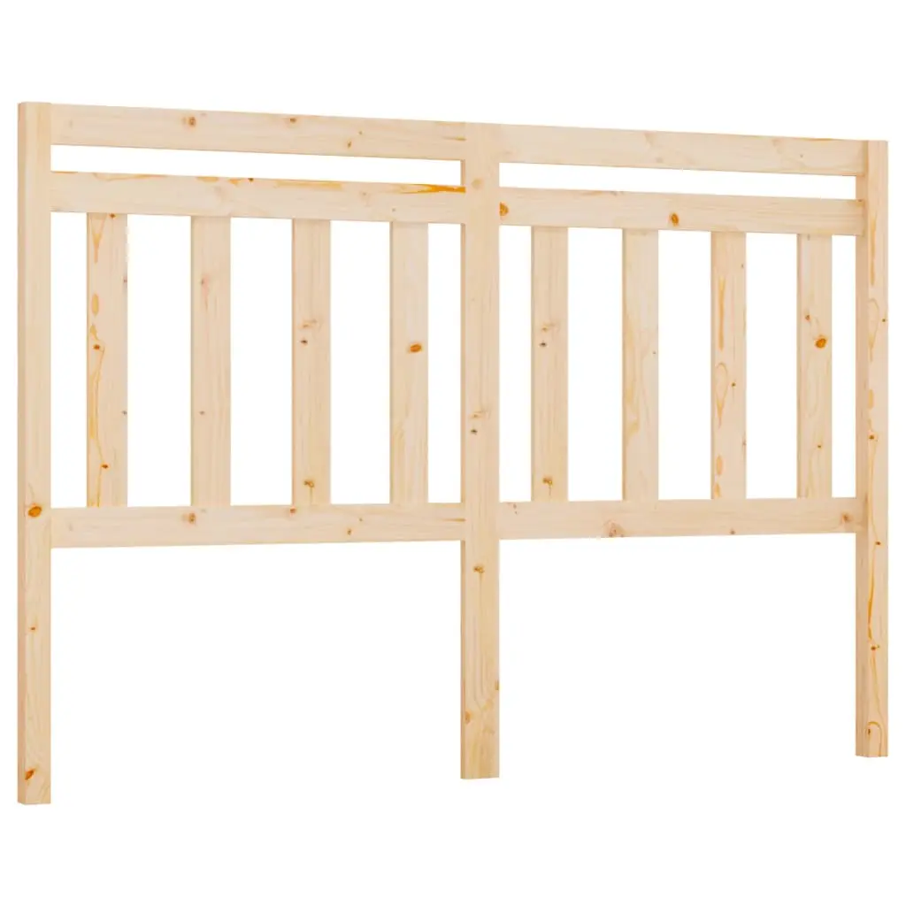 vidaXL Sengegavl 156x4x100 cm heltre furu