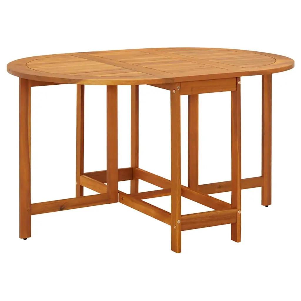 vidaXL Hagebord 130x90x72 cm heltre akasie