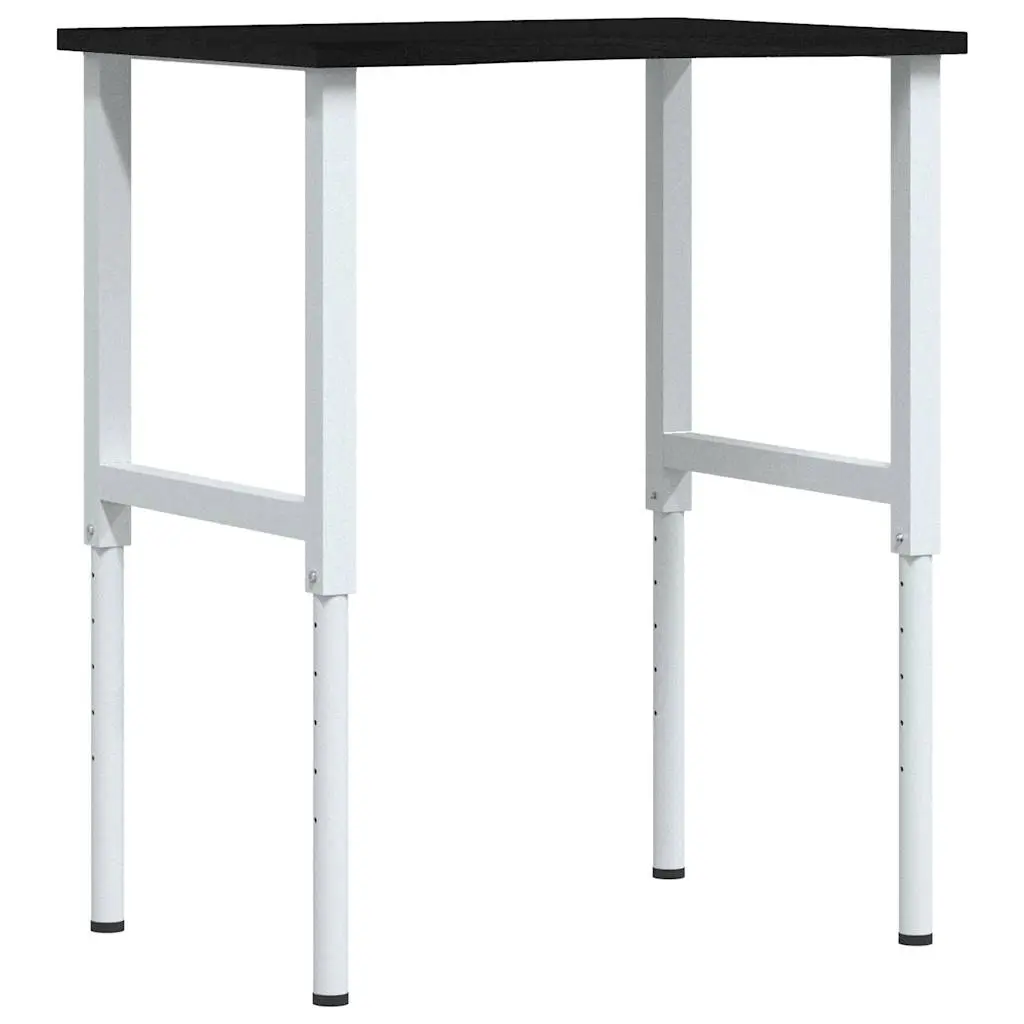 vidaXL Arbeidsbenk mørkebrun 80x60x(71,5-98) cm heltre eik