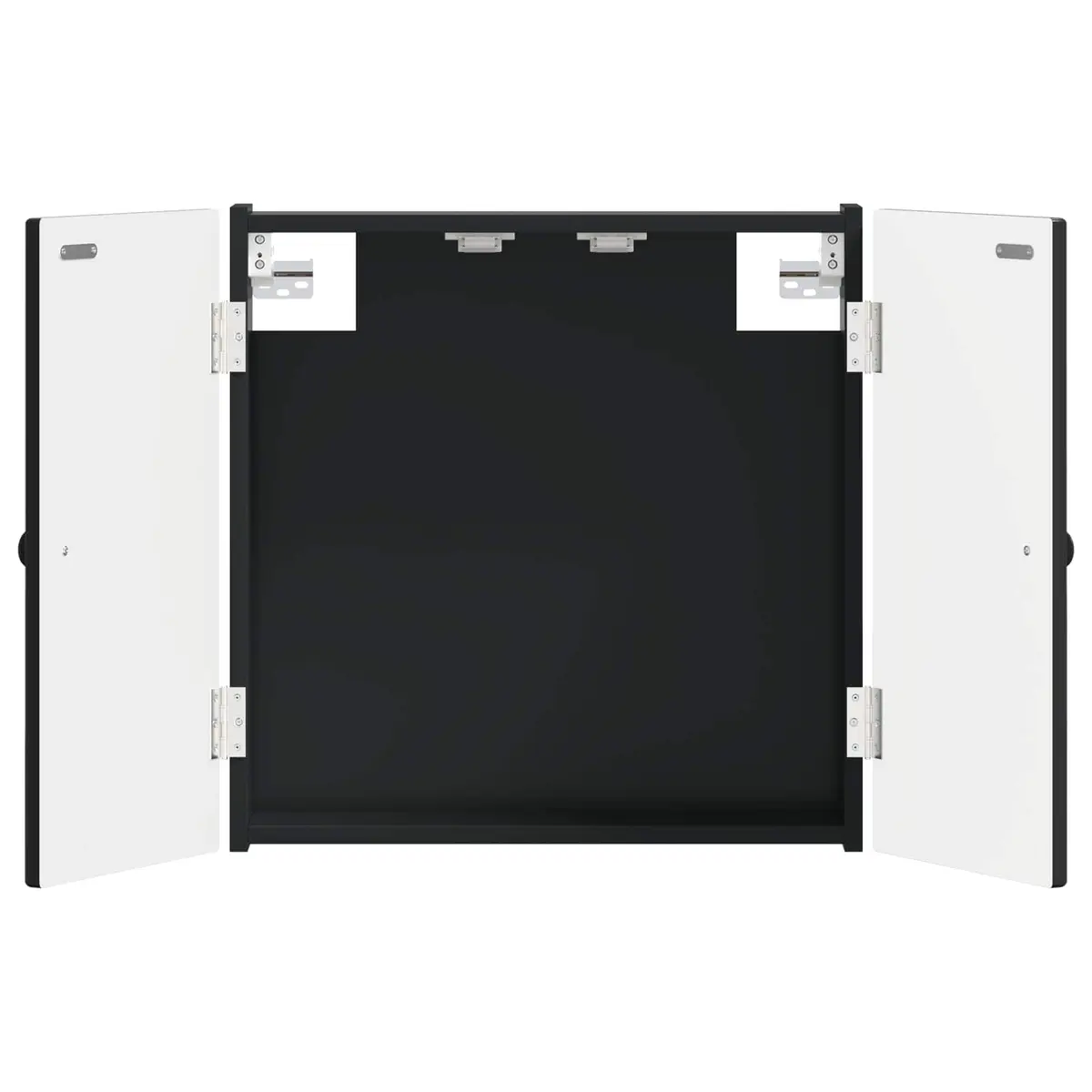 vidaXL Dartbrettskap EDE Svart 52,5 x 10,5 x 53,5 cm Konstruert tre