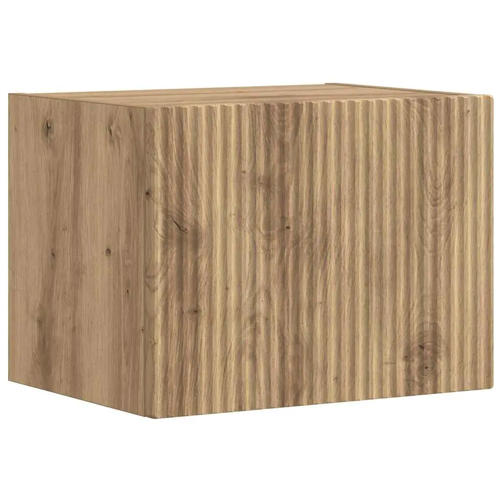 vidaXL TV Veggskap 39 x 31 x 29,5 cm Kunstnerisk Eik Konstruert tre