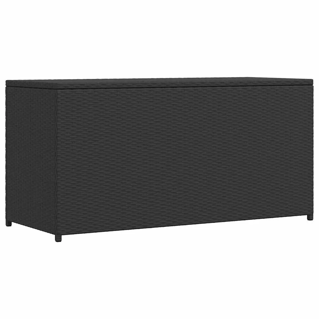 vidaXL Putekasse 120x50x60 cm polyrotting svart