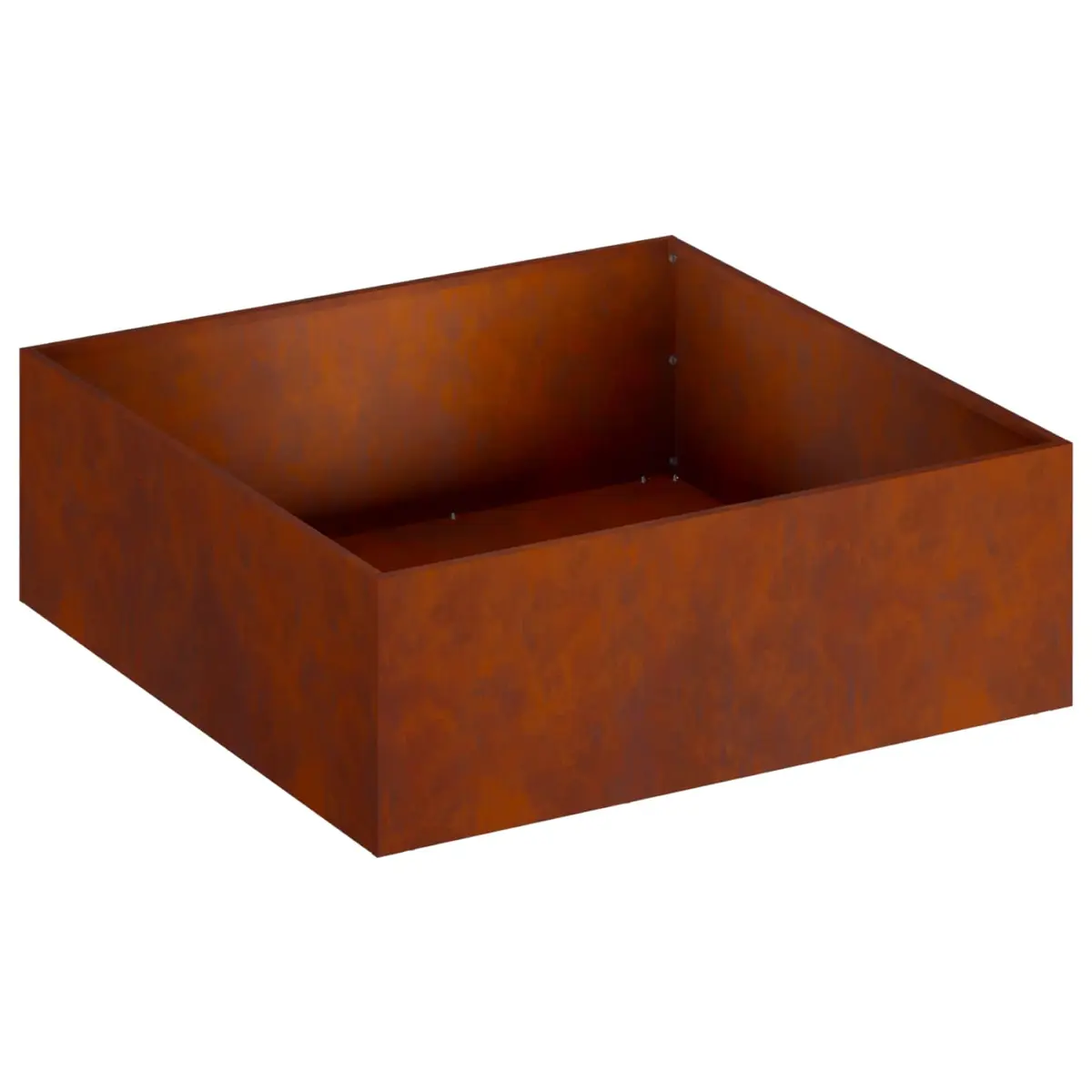 vidaXL Hageblomsterpotte Rusten 40 x 40 x 20 cm Cortenstål