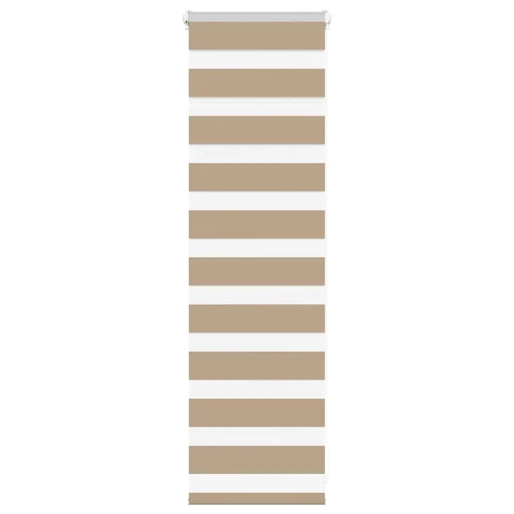 vidaXL Sebragardin sandbrun 40x100 cm stoff bredde 35,9 cm polyester