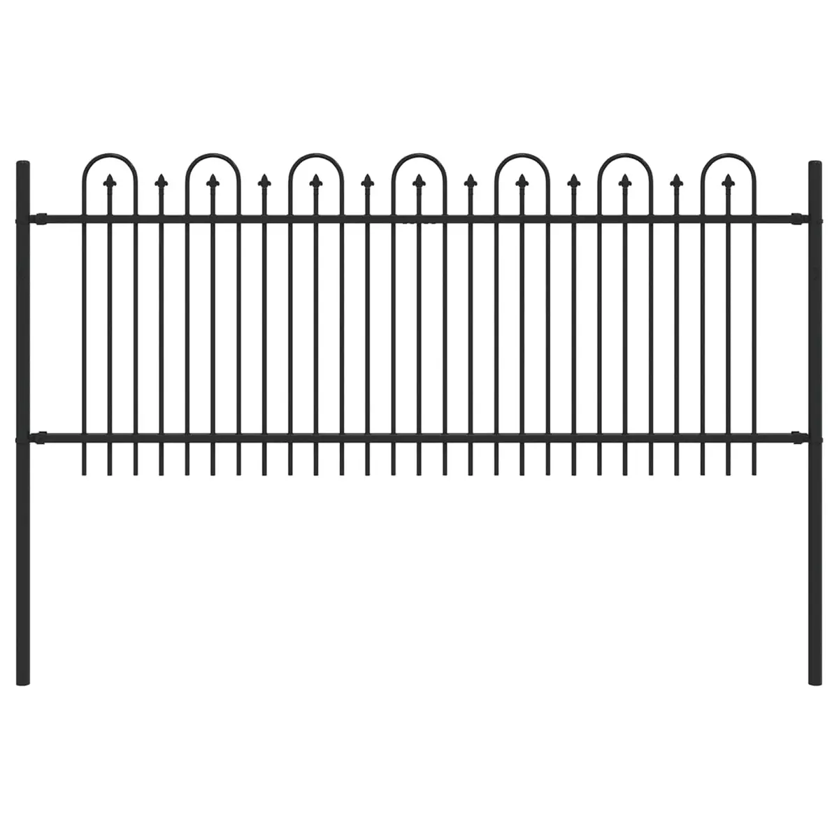 vidaXL Spikertrekk Bueseger DRONTEN 200 x 130 cm Pulverlakkert stål