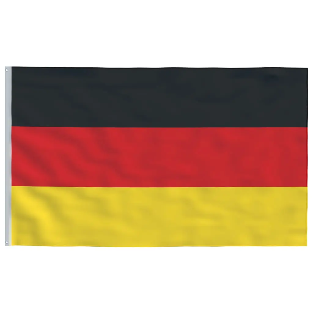 vidaXL Tysk flagg 90x150 cm