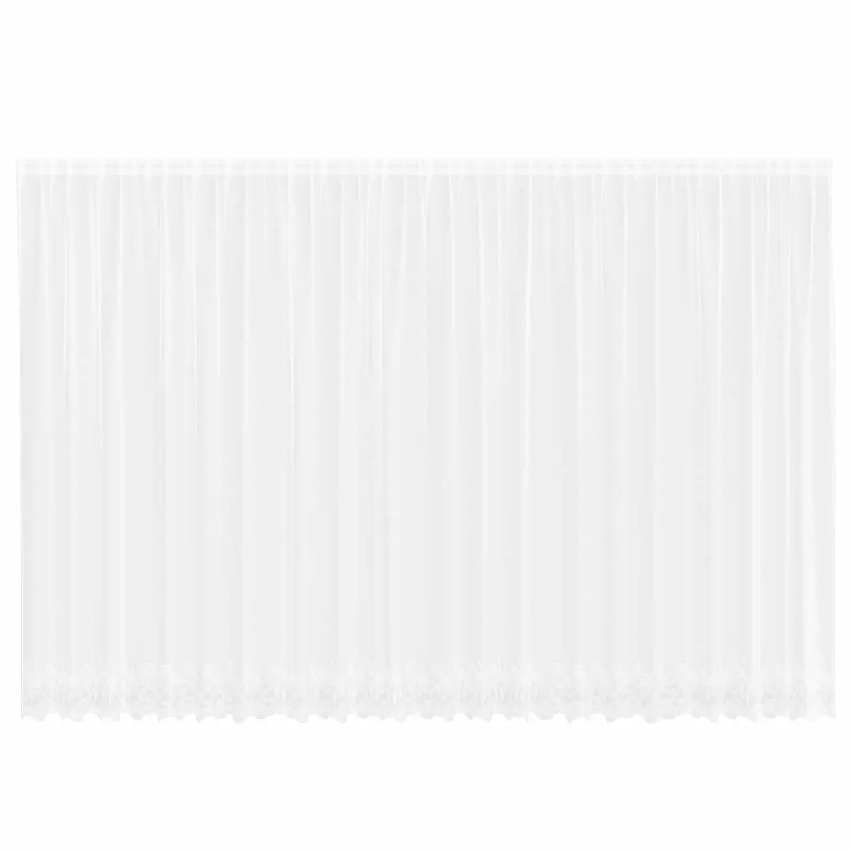 vidaXL Blondegardin Hvit 245 x 600 cm Polyester