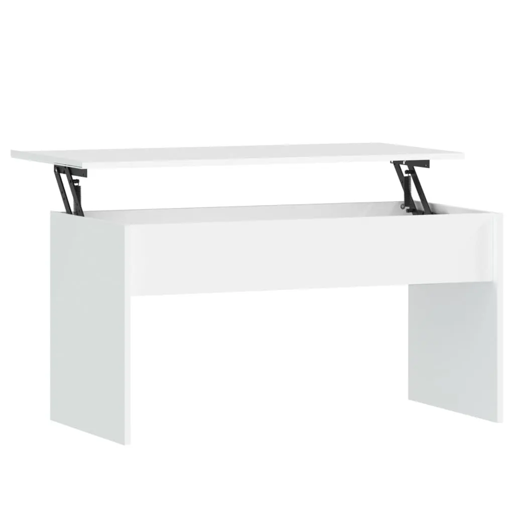 vidaXL Salongbord hvit 102x50,5x52,5 cm konstruert tre