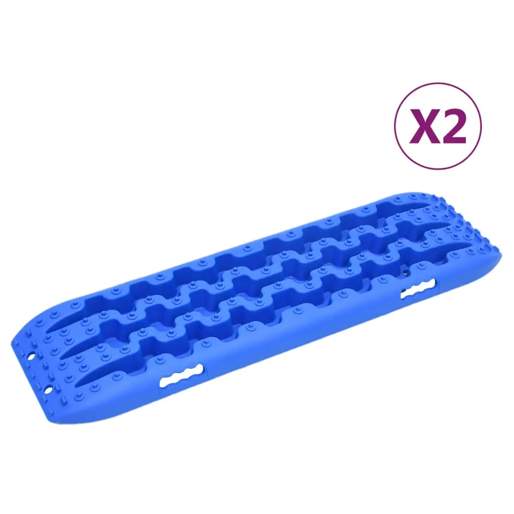 vidaXL Trekkbrett 2 stk blå 106x30,5x7 cm nylon