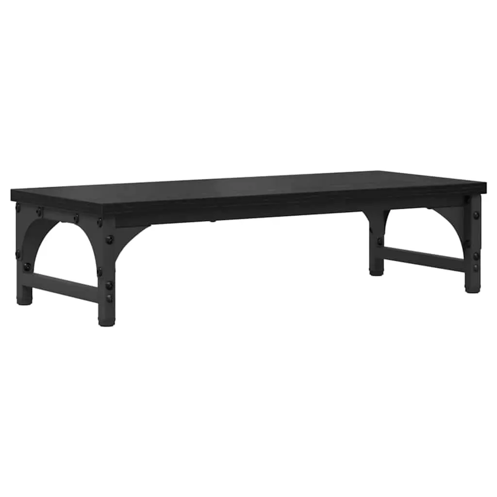 vidaXL Skjerm Stativ Svart eik 55 x 23 x 14 cm Konstruert tre
