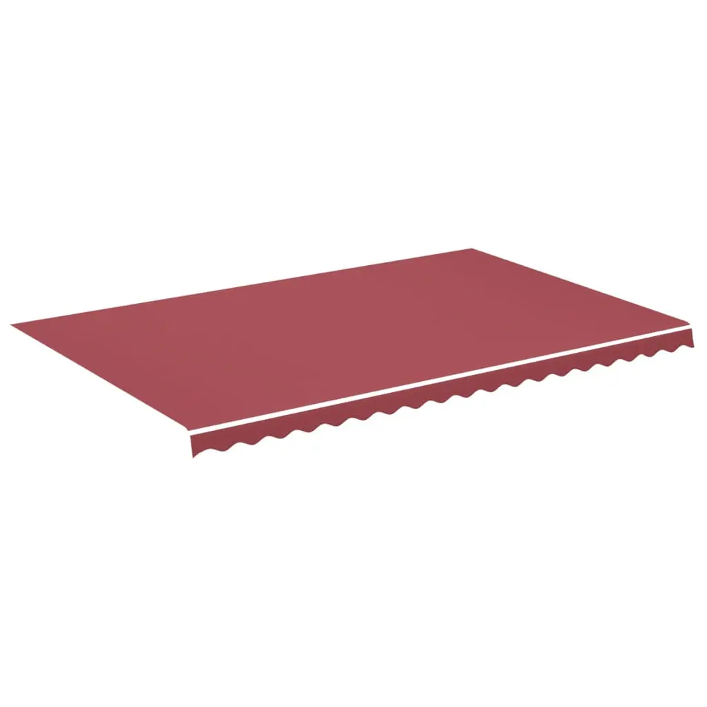 vidaXL Erstatningsduk for markise burgunder 480x295 cm polyester