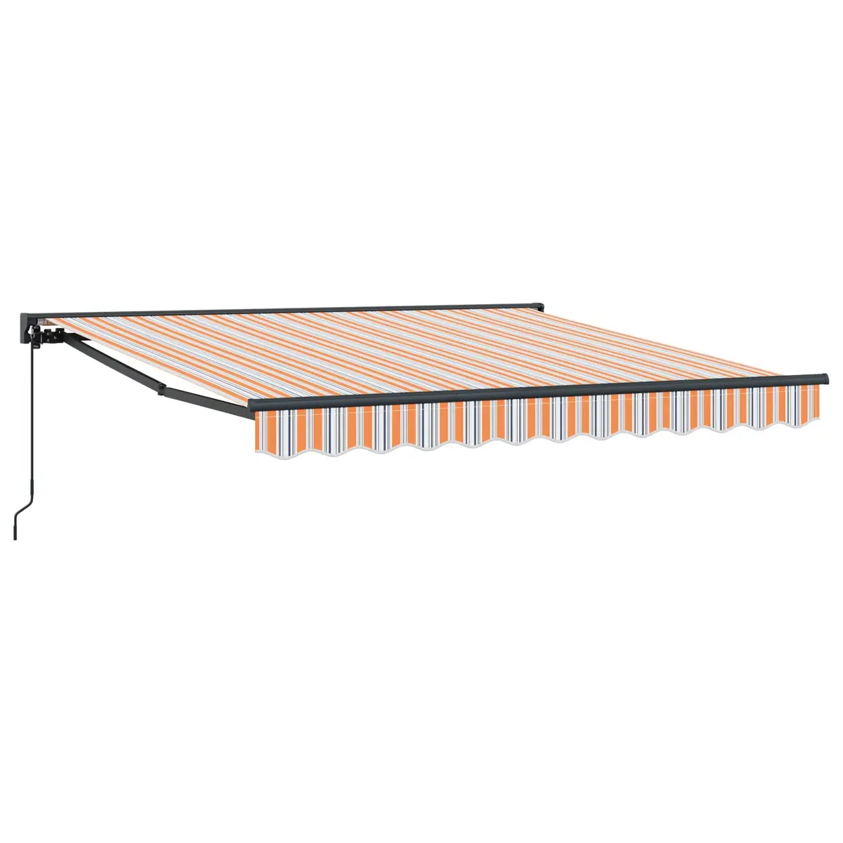 vidaXL Markiseramme Blå og Oransje 350 x 250 cm