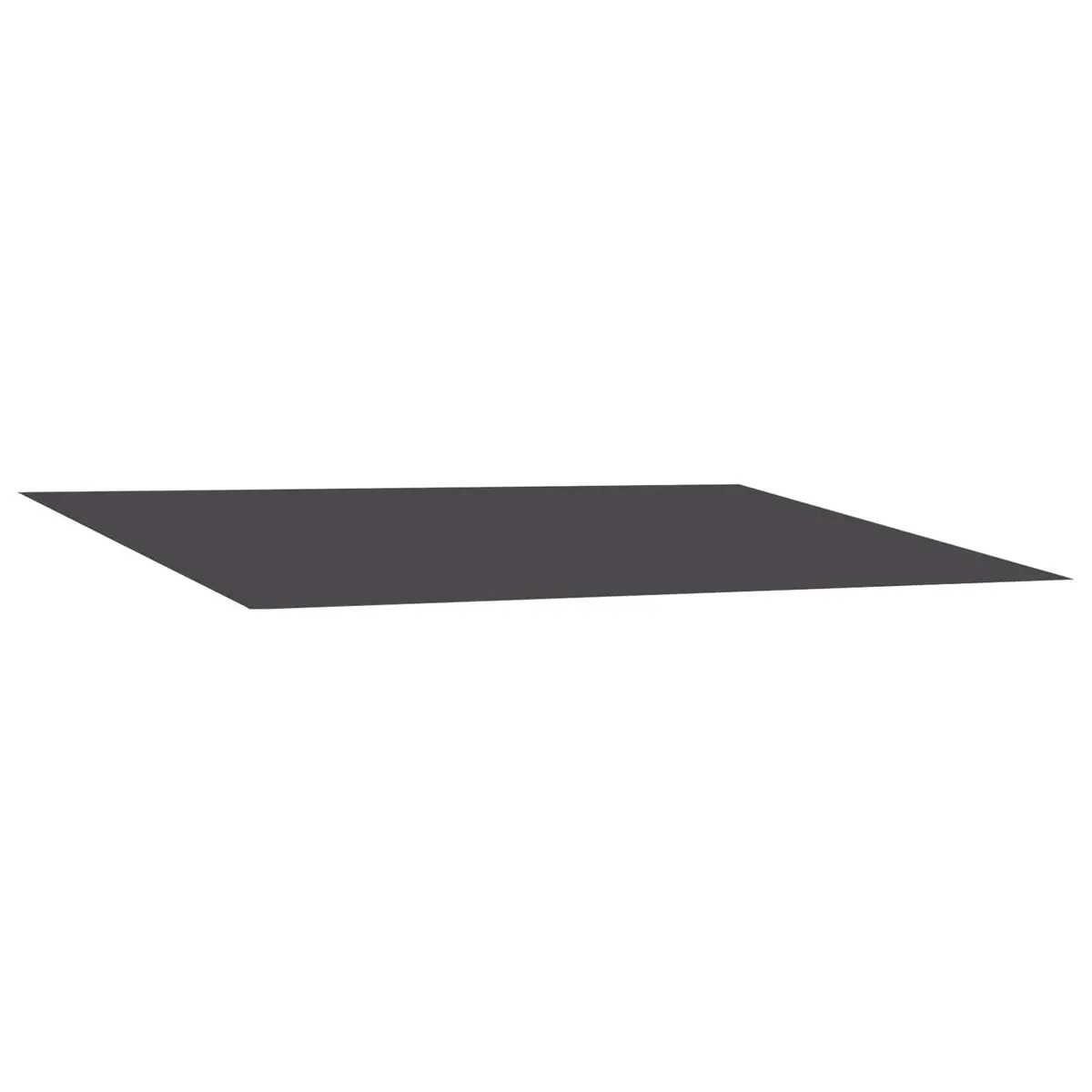 vidaXL Reserveduk til markise Antrasitt 400 x 200 cm Polyester