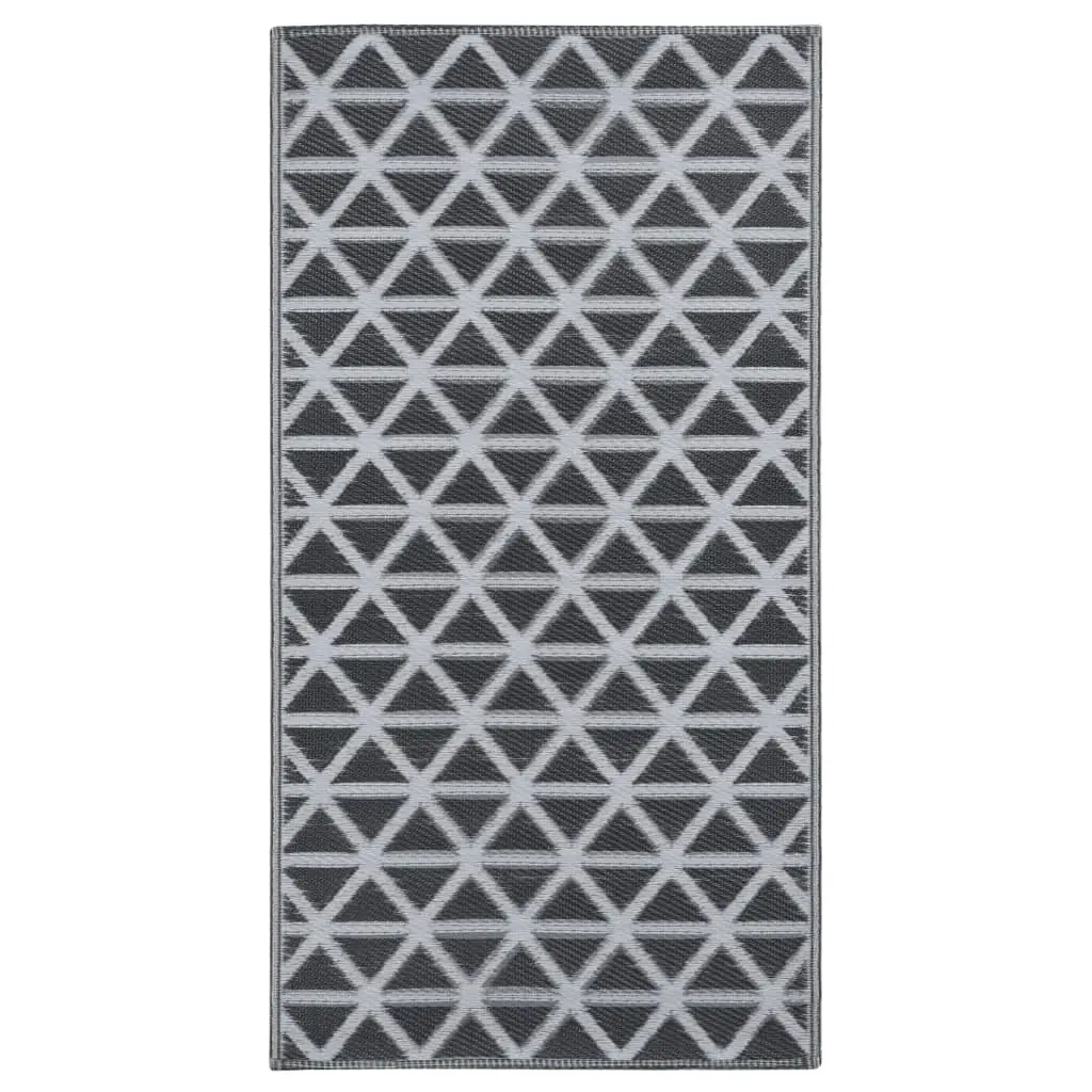 vidaXL Uteteppe ARAKIL svart 120x180 cm PP