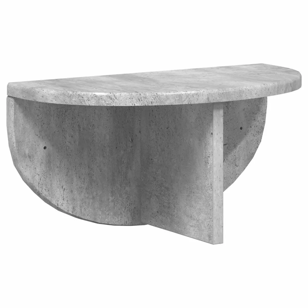 vidaXL Vegghylle Veggmontert Betonggrå 38 x 19 x 19 cm Konstruert tre