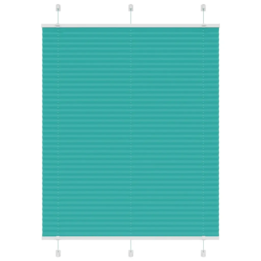 vidaXL plisségardin Bensin Grønn 110x100 cm Stoff Bredde 109,4 cm
