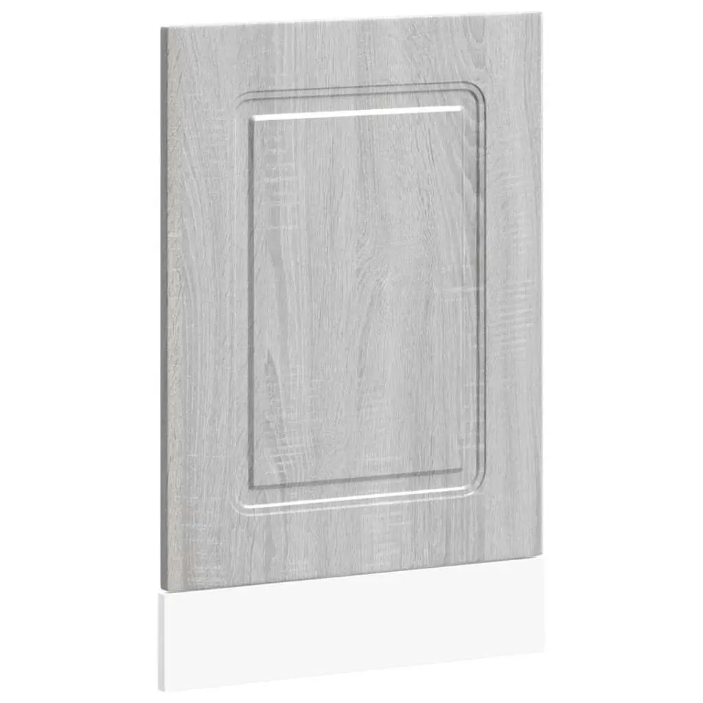 vidaXL Oppvaskmaskin panel grå sonoma 45x1,5x57 cm konstruert tre