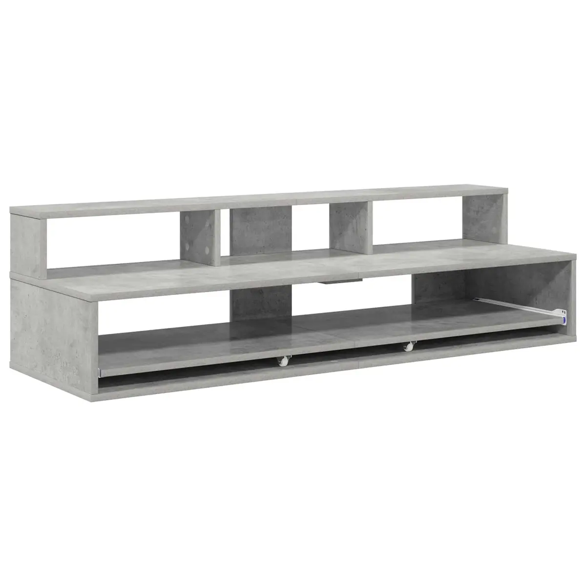 vidaXL Studiobord Betonggrå 152 x 42,5 x 36 cm Konstruert tre
