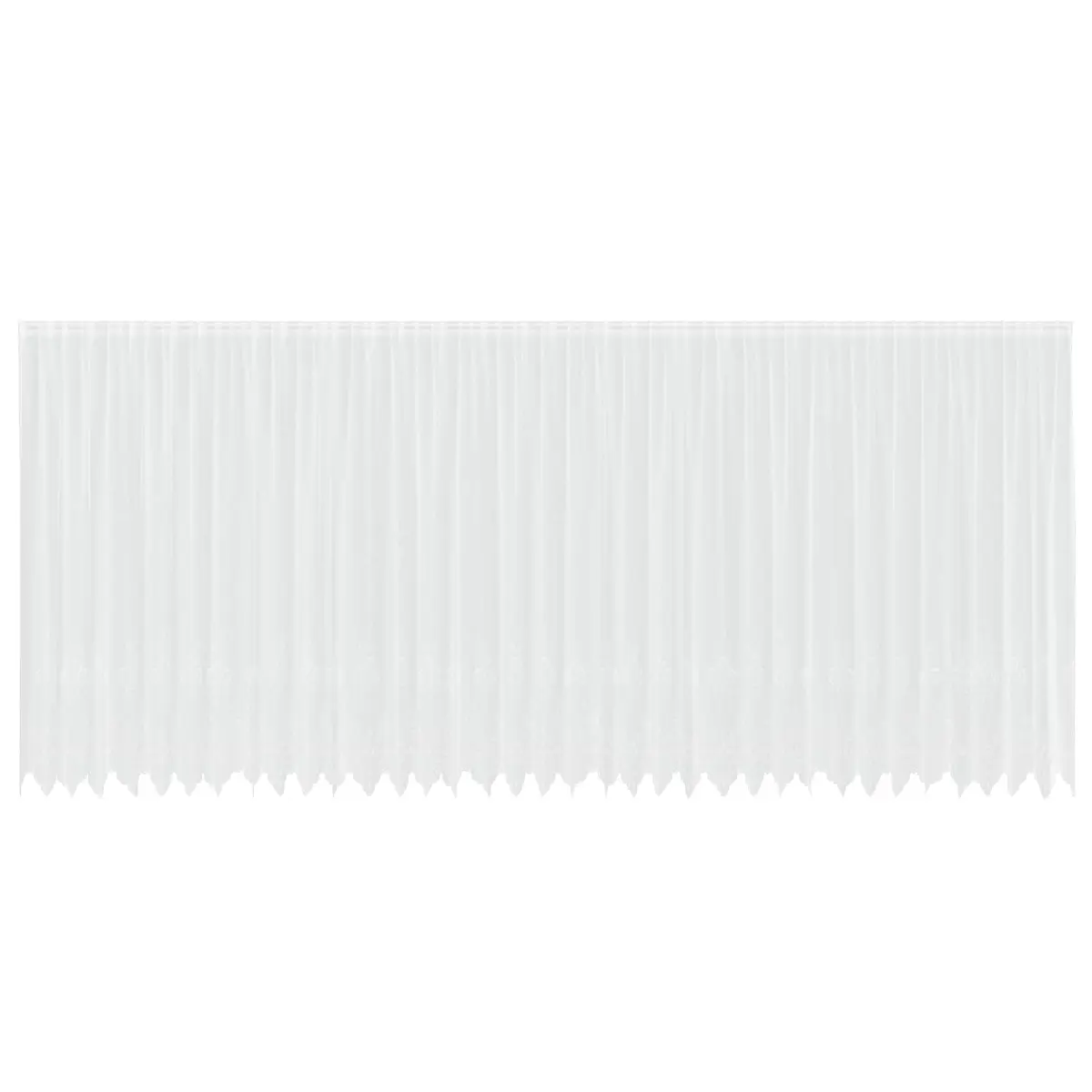 vidaXL Blondegardin Hvit 220 x 900 cm Polyester