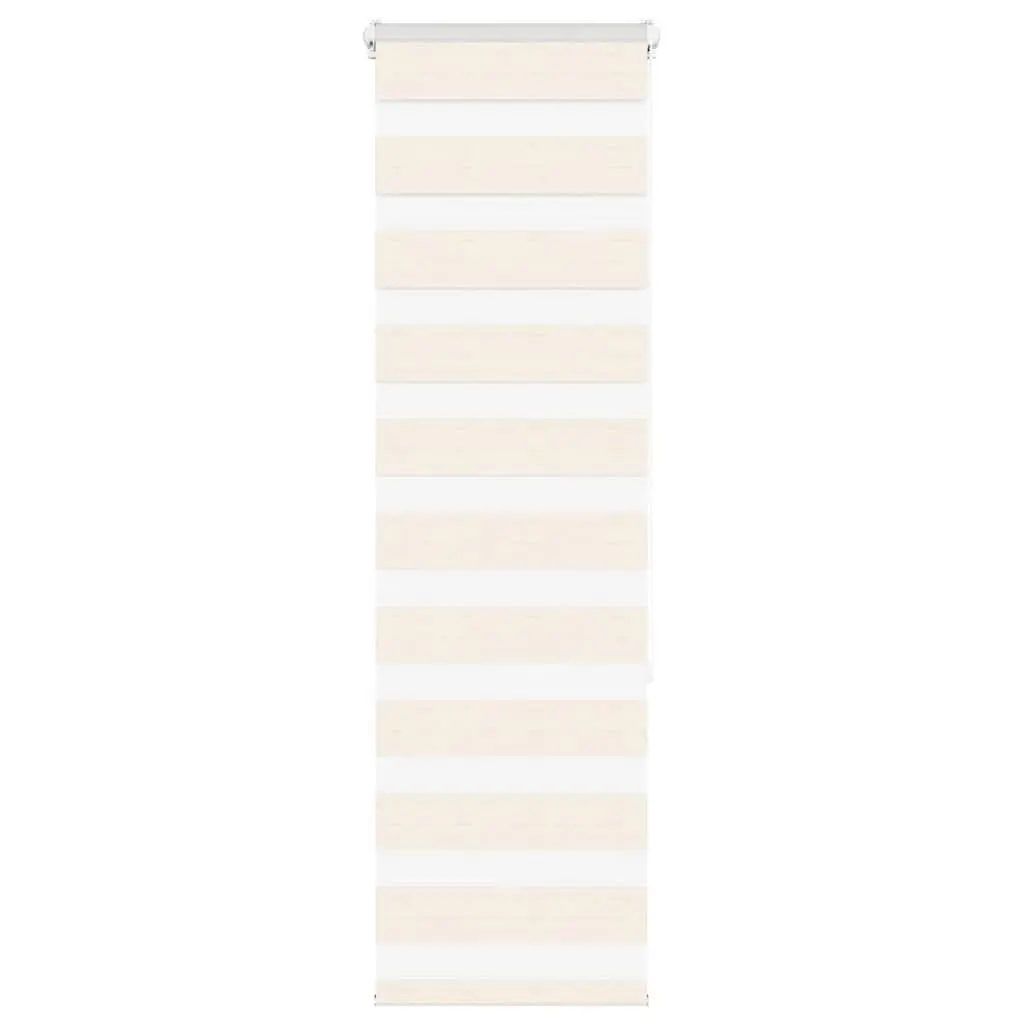 vidaXL Sebragardin marmor beige stoff bredde 40,9 cm polyester