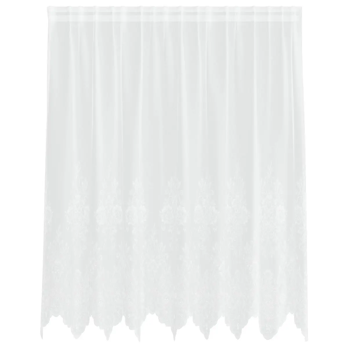 vidaXL Blondegardin Hvit 160 x 200 cm Polyester
