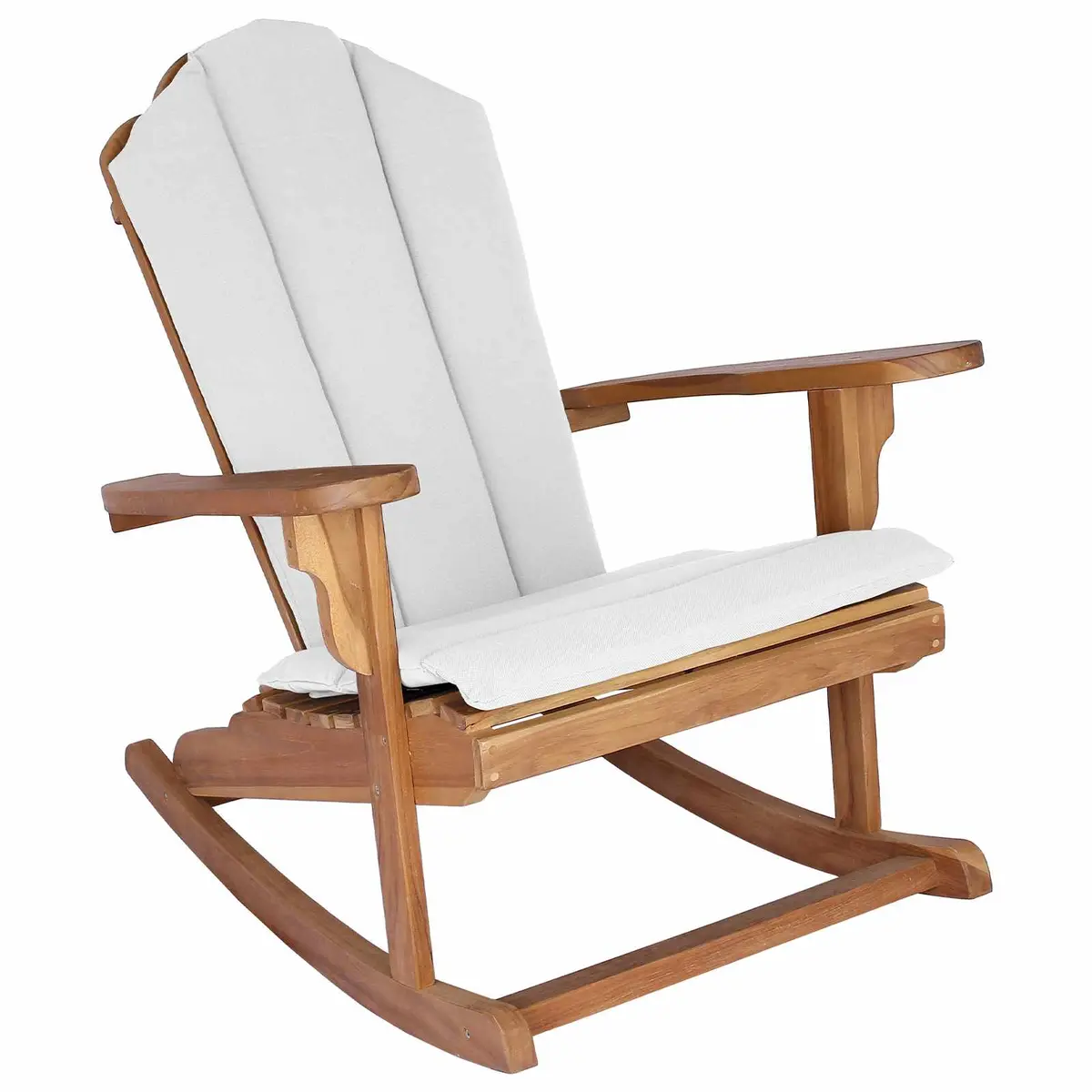 vidaXL Hage Adirondack Gyngestol Naturlig Massivt teaktre
