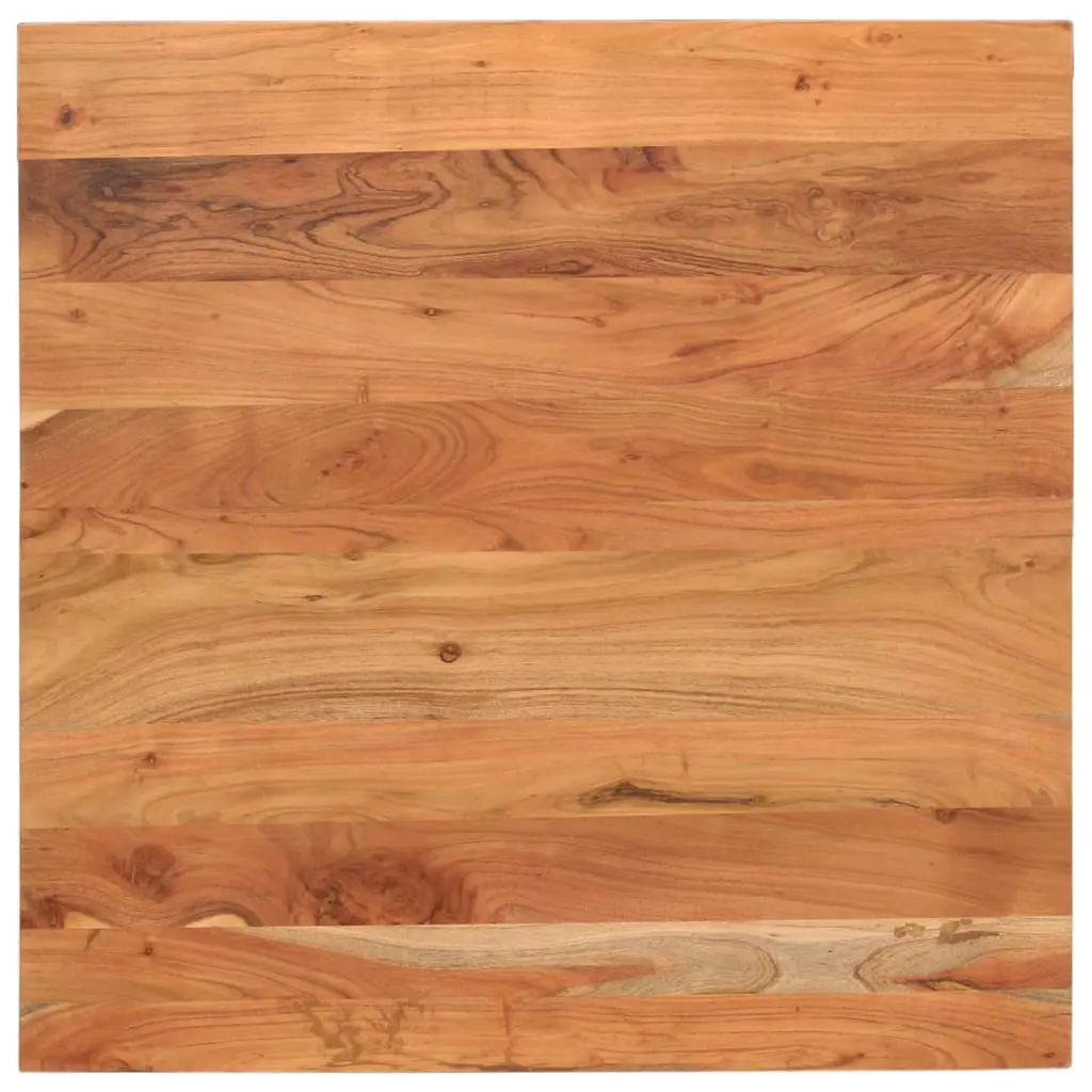 vidaXL Bordplate 90x90x3,8 cm firkantet heltre akasie