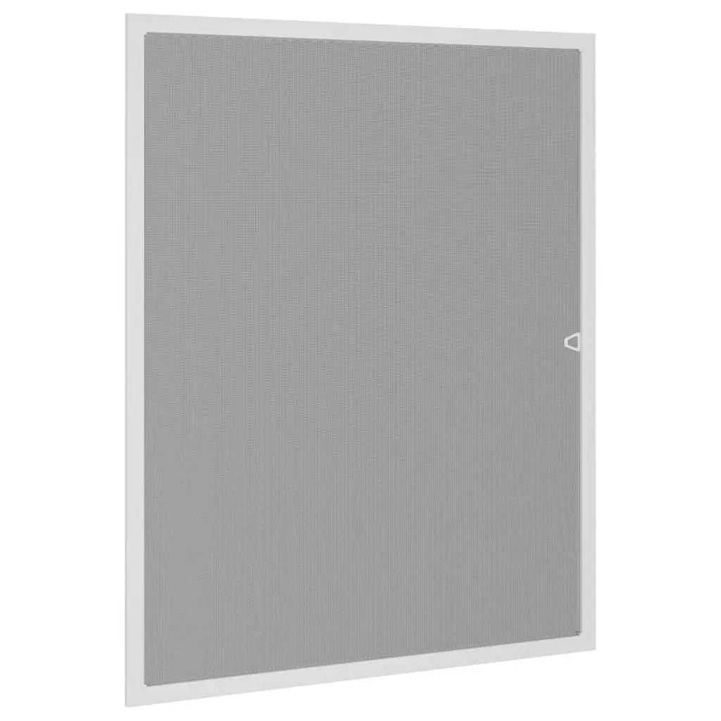 vidaXL Insektskjerm for vindu hvit 100x120 cm