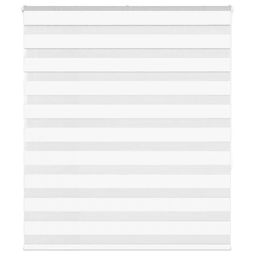 vidaXL Sebragardin hvit 125x150 cm stoff bredde 120,9 cm polyester