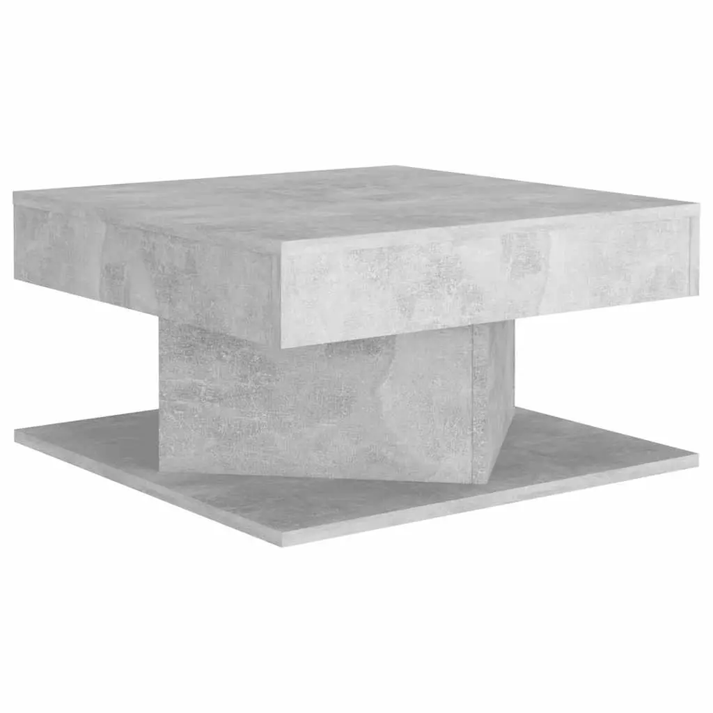 vidaXL Salongbord betonggrå 57x57x30 cm konstruert tre