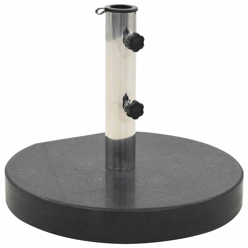 vidaXL Parasollfot granitt 28,5 kg rund svart