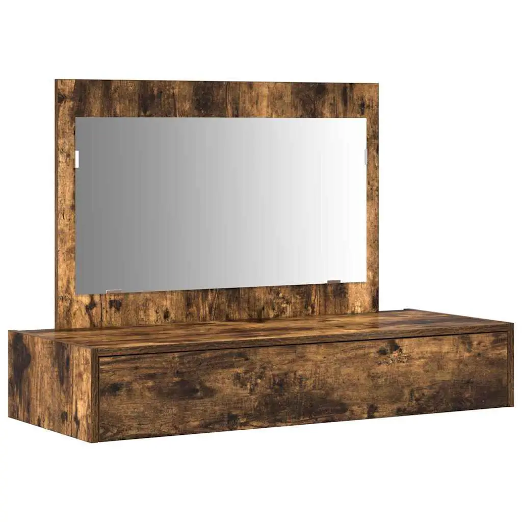 vidaXL Sminkebord Brun 100 x 40 x 70 cm Konstruert tre