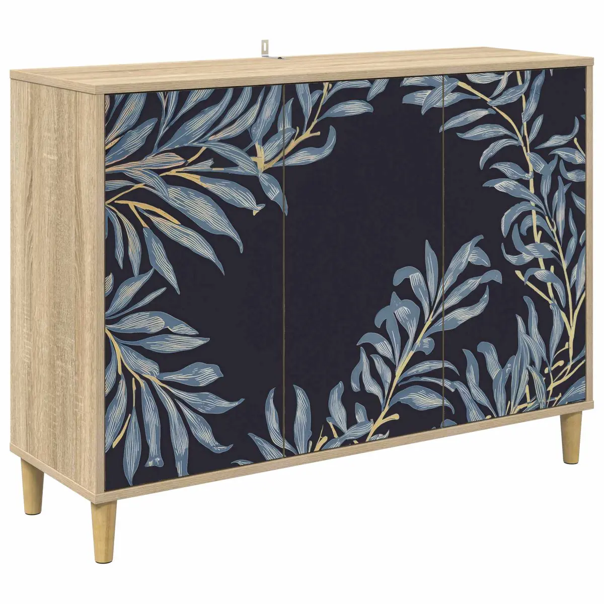 vidaXL Serviesskap DOKKUM Sonoma 102 x 33 x 75 cm Konstruert tre