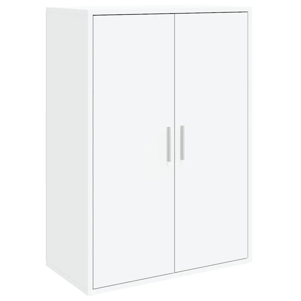 vidaXL Skjenk hvit 60x31x84 cm konstruert tre
