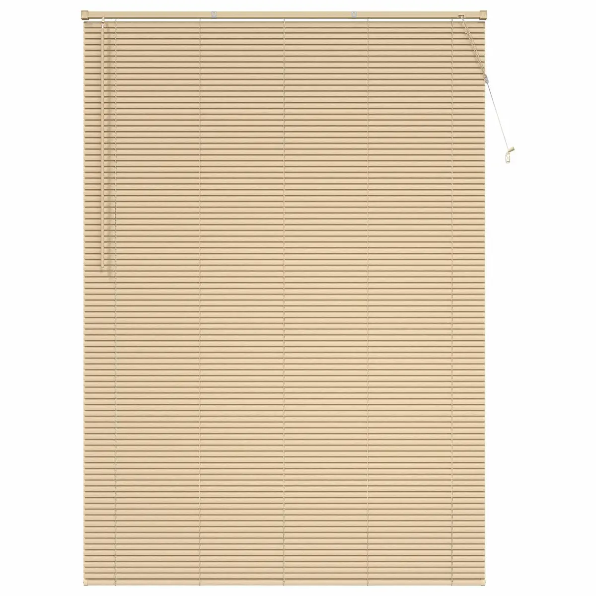 vidaXL Venetiansk persienne Lys Brun med Mønster 213 x 160 cm 25 mm