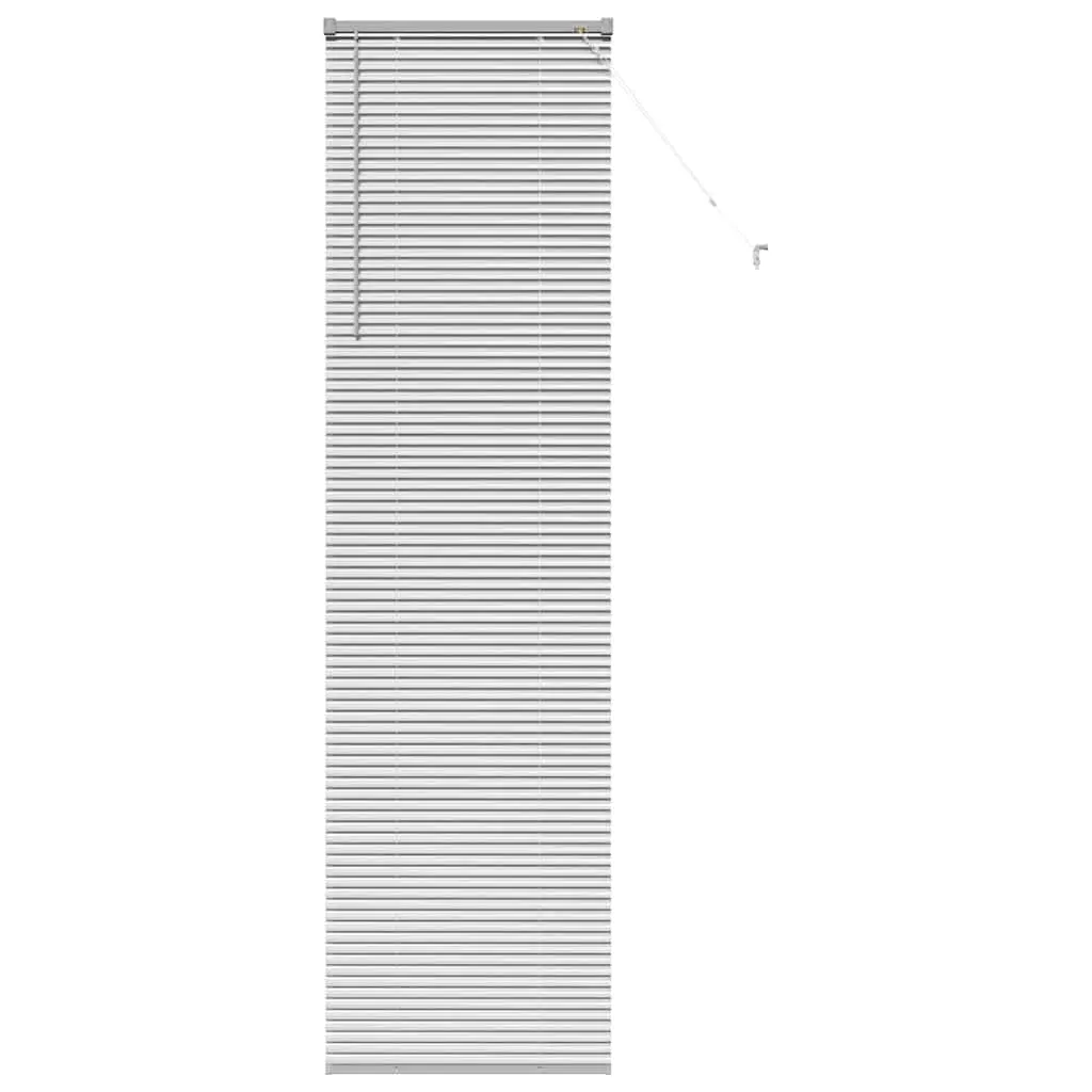vidaXL Venetianspersienner Sølv 220 x 55 cm Aluminium