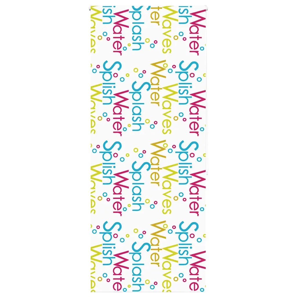 vidaXL Dusjrullgardin 110x240 cm Stoff Bredde 106 cm