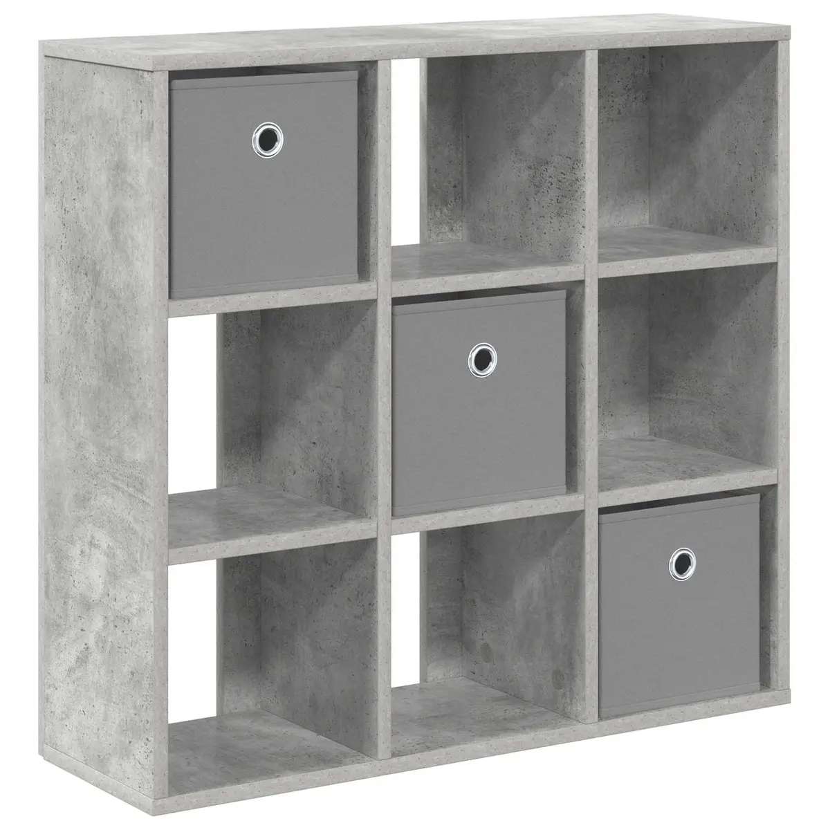 vidaXL Serviesskap Betonggrå 73,5 x 24 x 69,5 cm
