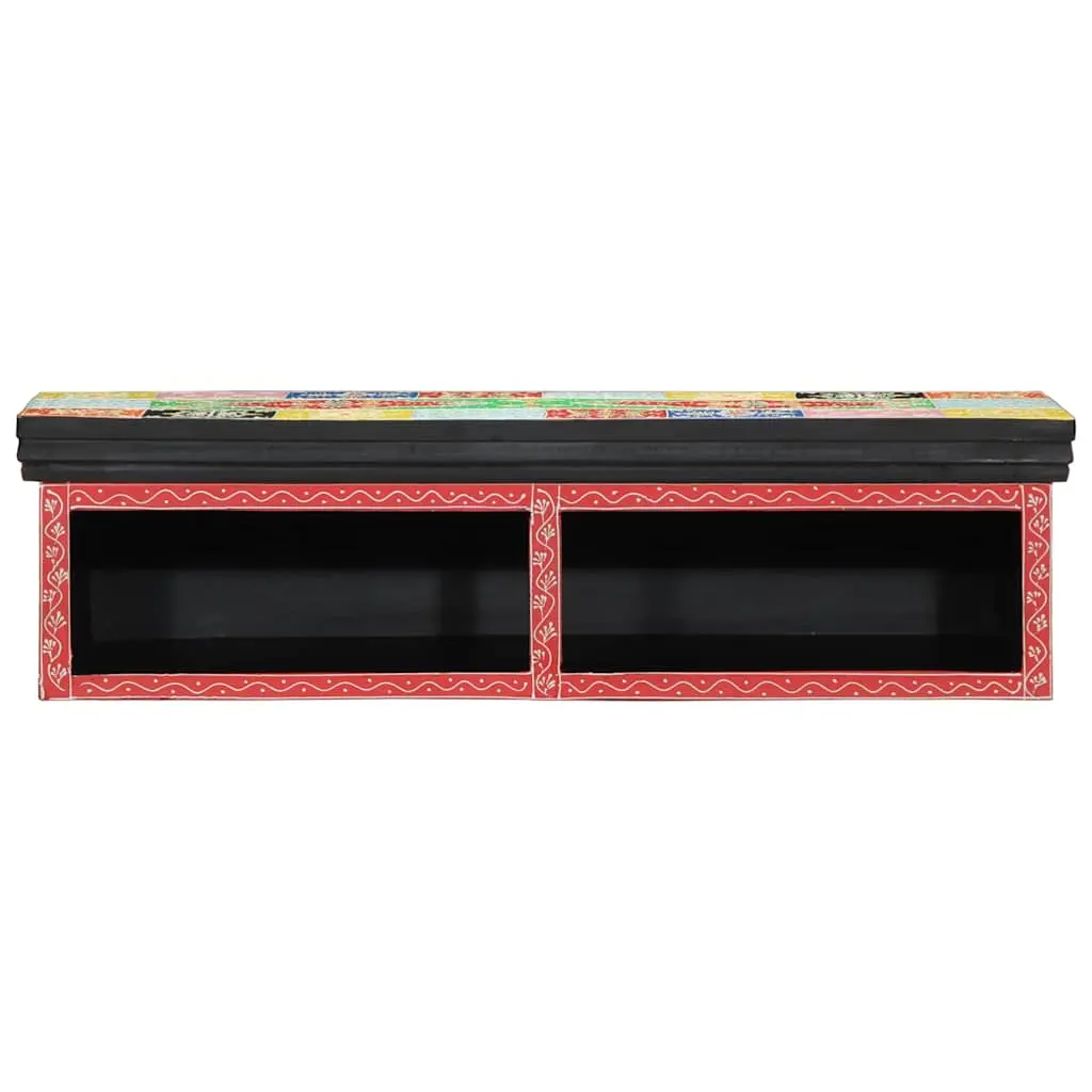 vidaXL TV-skap Flerfarget 80 x 30 x 22 cm Konstruert tre