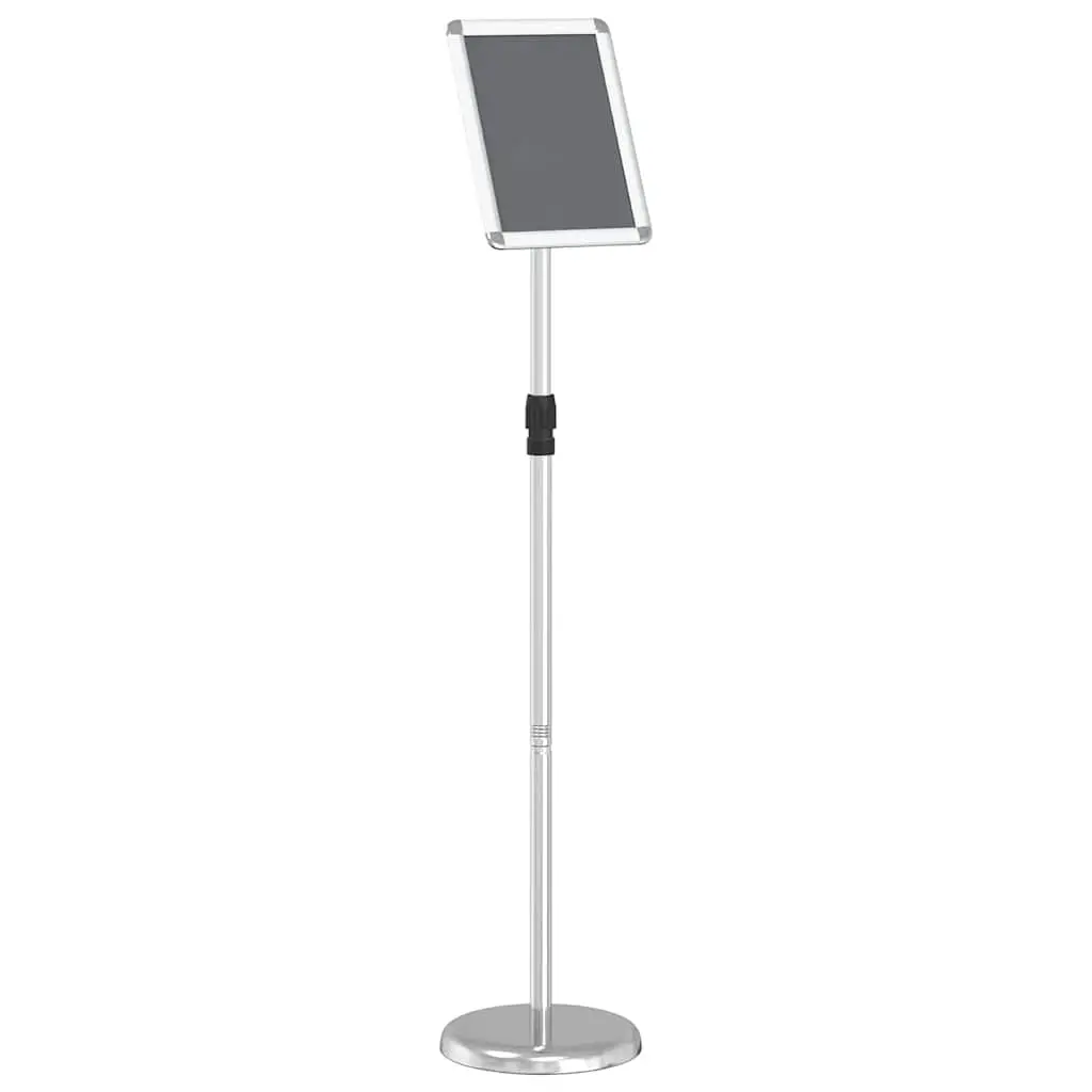 vidaXL Messe Utstillinger sølv 25 x 25 x 125 cm Aluminium