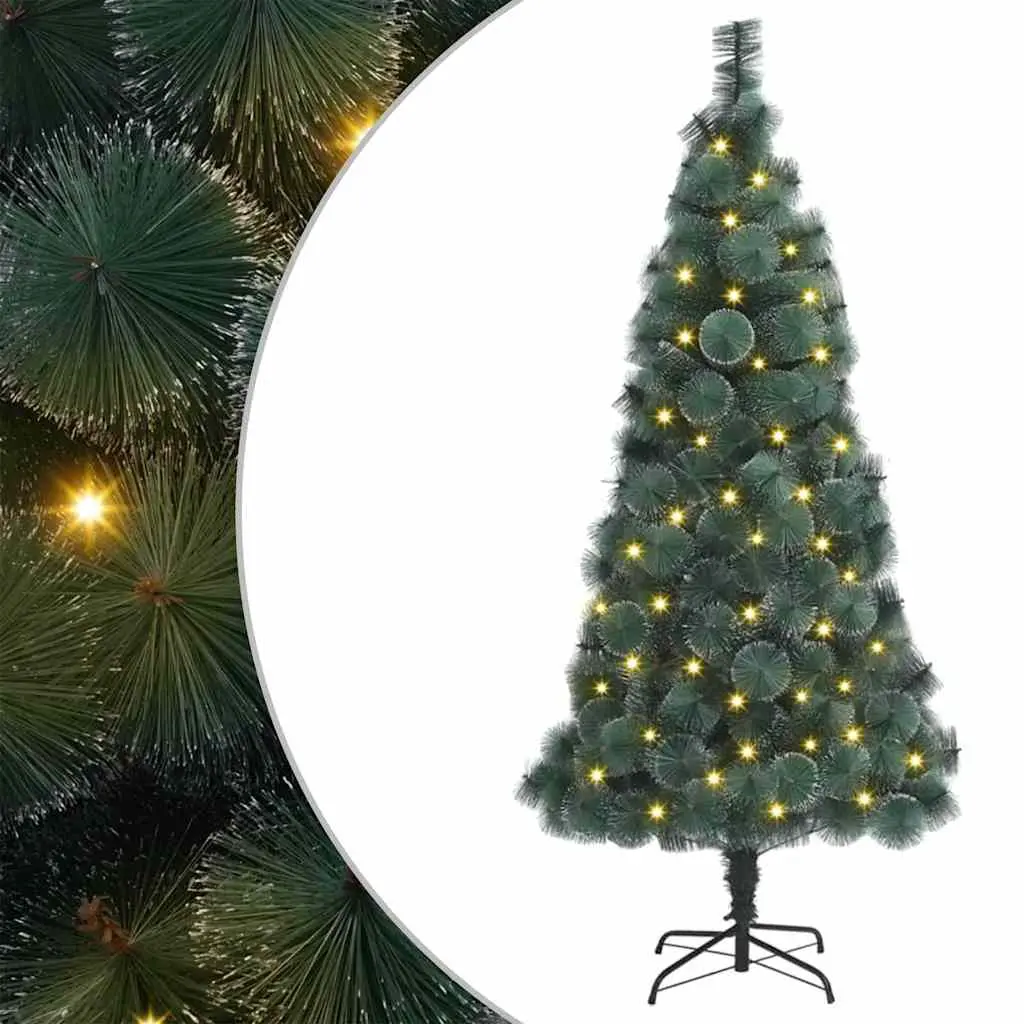 vidaXL Kunstig forbelyst juletre grønn 180 cm PET