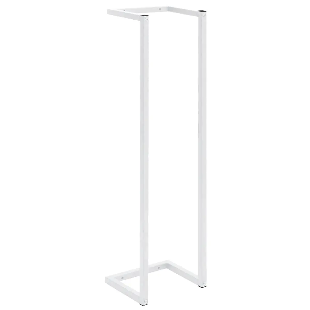 vidaXL Håndklestativ 25x20x95 cm stål hvit