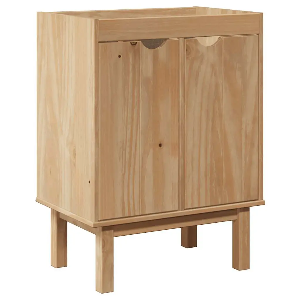 vidaXL Servantskap OTTA 59x40x80 cm heltre furu