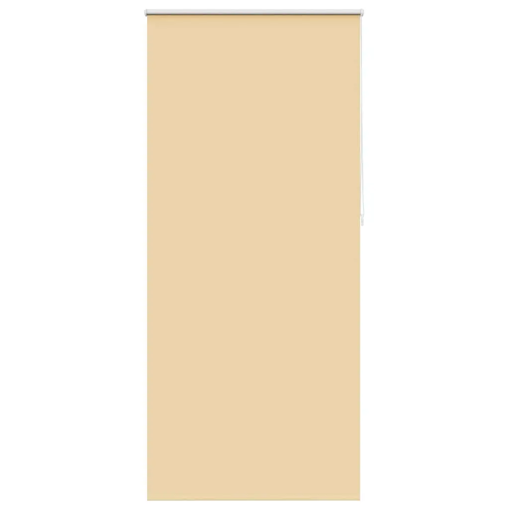 vidaXL Rullegardin mørklegging 104,4x230 cm Stoffbredde 100 cm beige