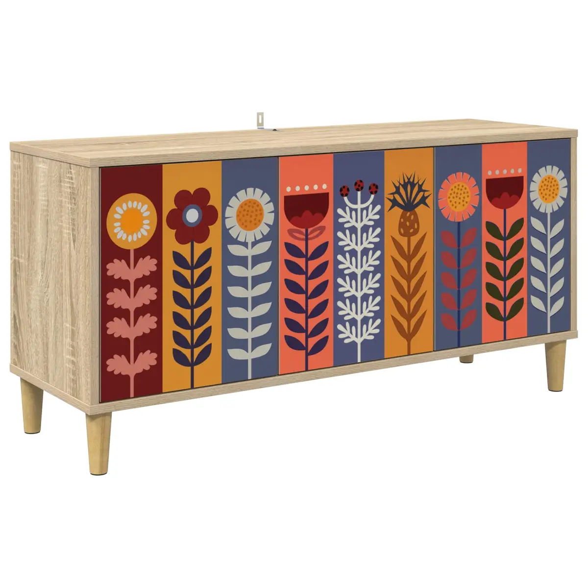 vidaXL TV-skap ESSEN 102 x 33 x 50 cm Sonoma Konstruert tre