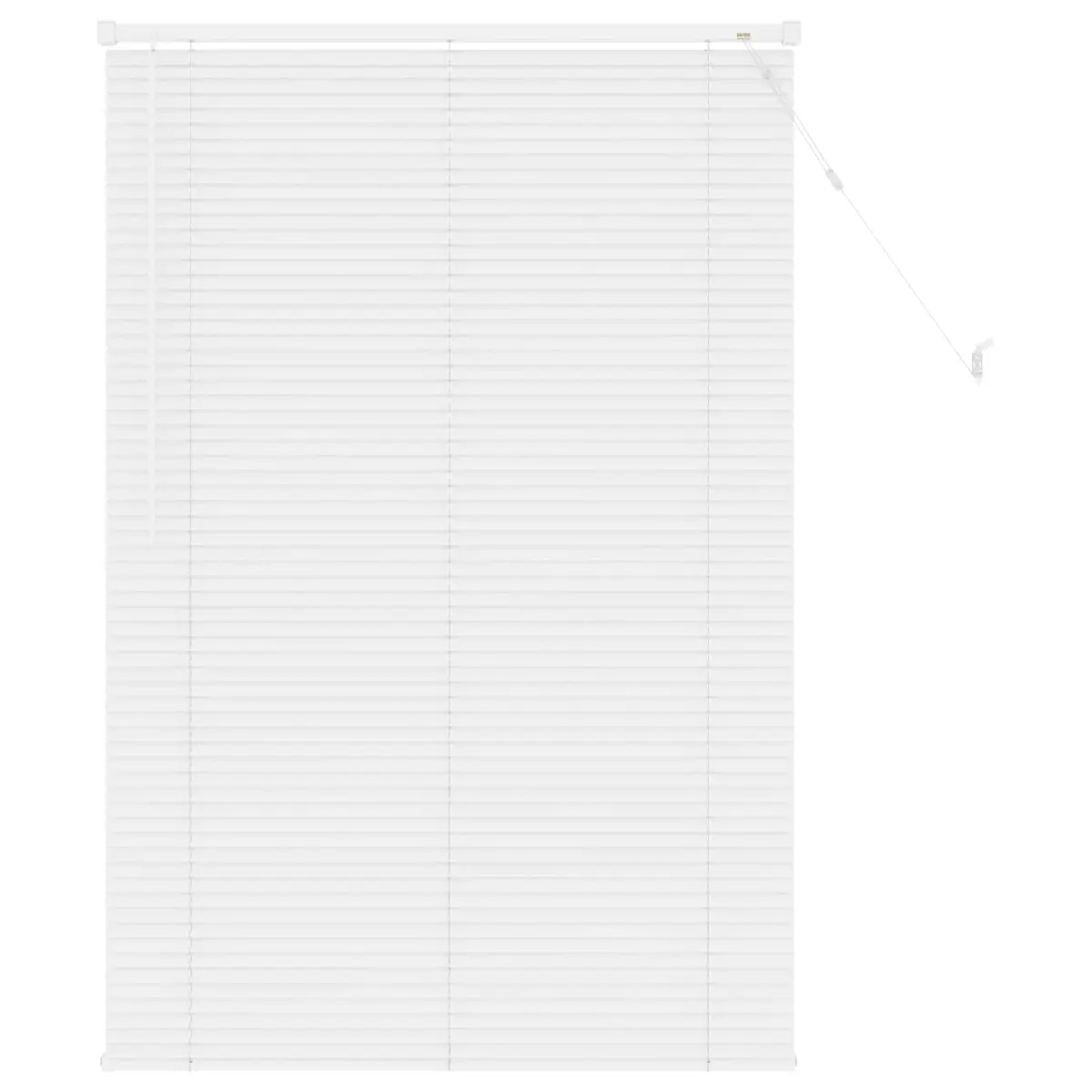 vidaXL Venetiansk persienne Hvit 150 x 100 cm 25 mm PVC