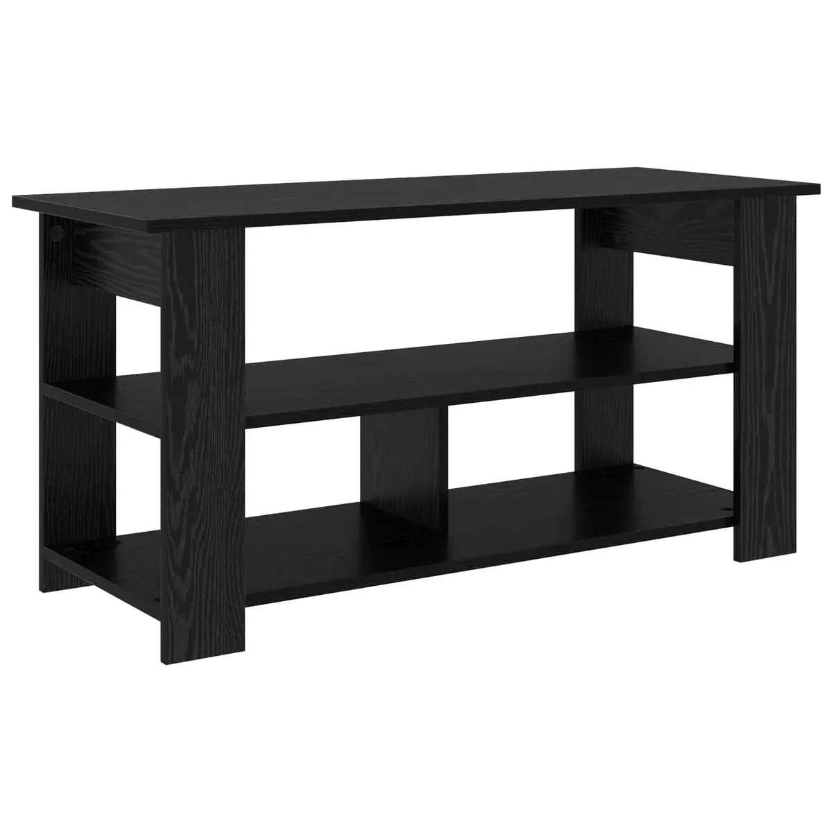 vidaXL TV-stativ Svart Eik 100 x 40 x 50 cm