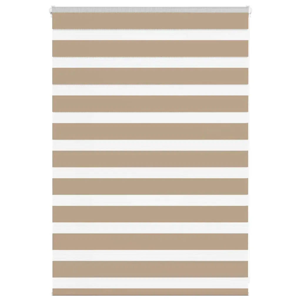 vidaXL Sebragardin sandbrun 95x100 cm stoff bredde 90,9 cm polyester